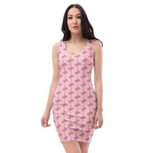 All-Over Print Bodycon Dress