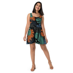 All-Over Print Skater Dress