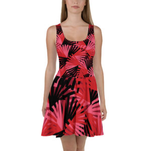 All-Over Print Skater Dress