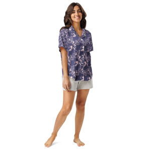 All-Over Print Women’s Short Sleeve Pajama Top