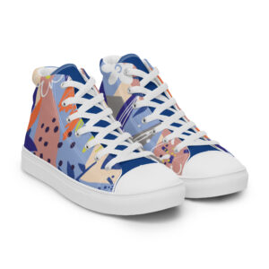 Men’s high top canvas shoes