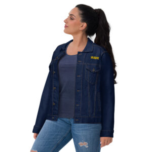 Embroidered Unisex denim jacket