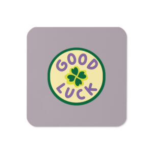Cork-back coaster