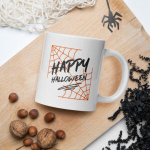 Halloween White Glossy Mug