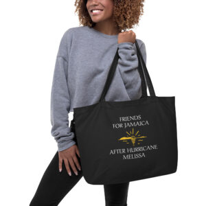 Friends For Jamaica Tote Bag, Large organic tote bag