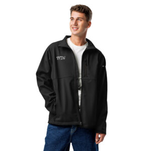 TFIN Embroidered Columbia soft shell jacket