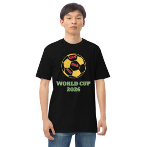 World Cup 2026 T-Shirt, Men’s Premium Heavyweight Tee